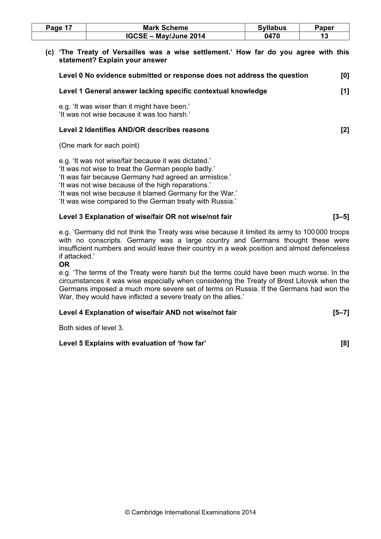 Mark scheme, page 17 of 77