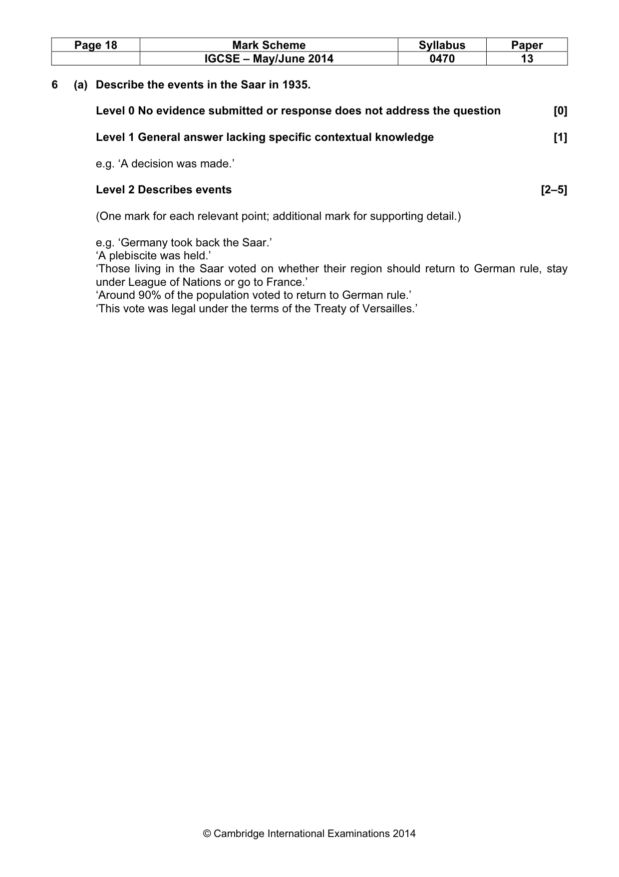 Mark scheme, page 18 of 77