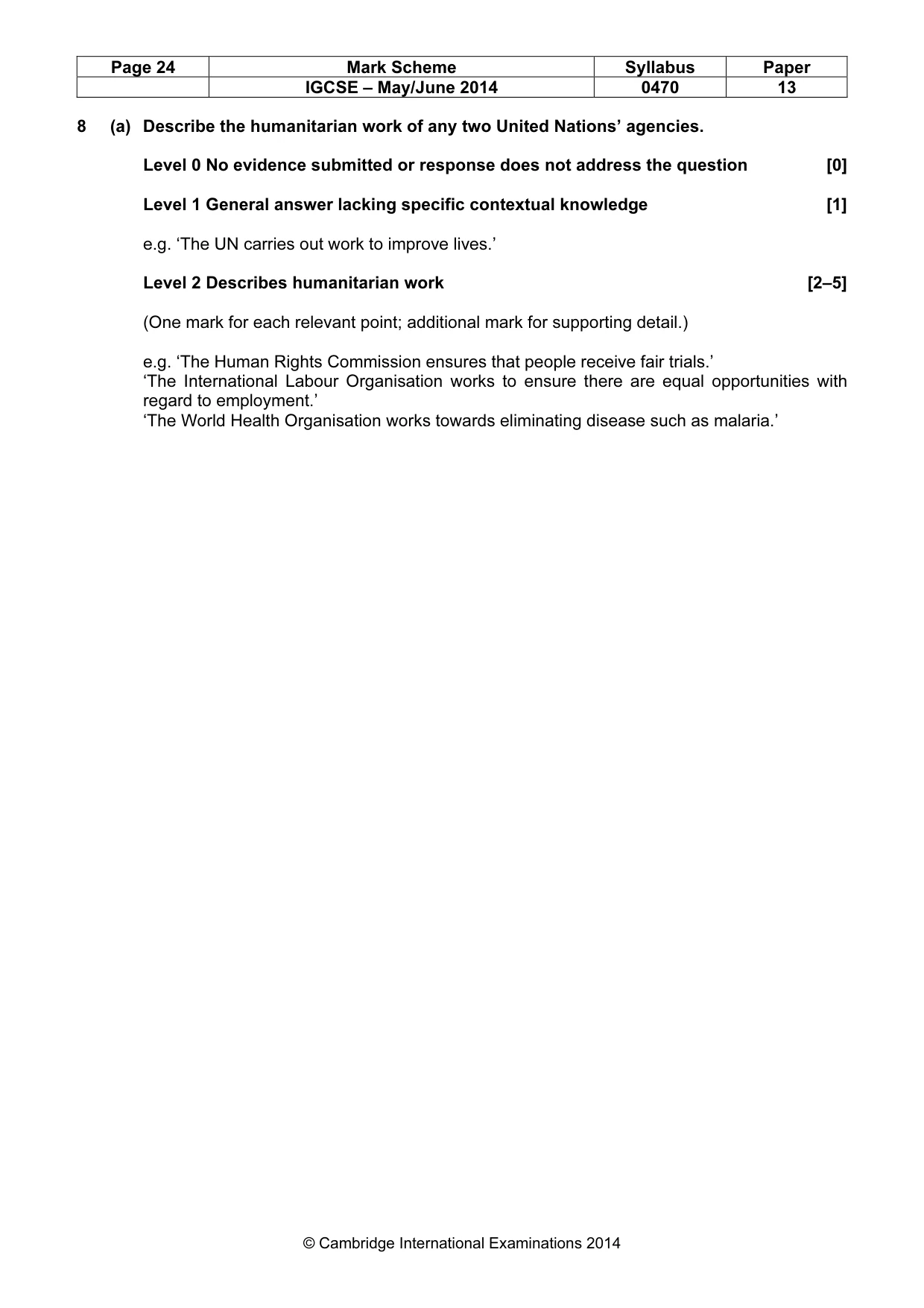 Mark scheme, page 24 of 77