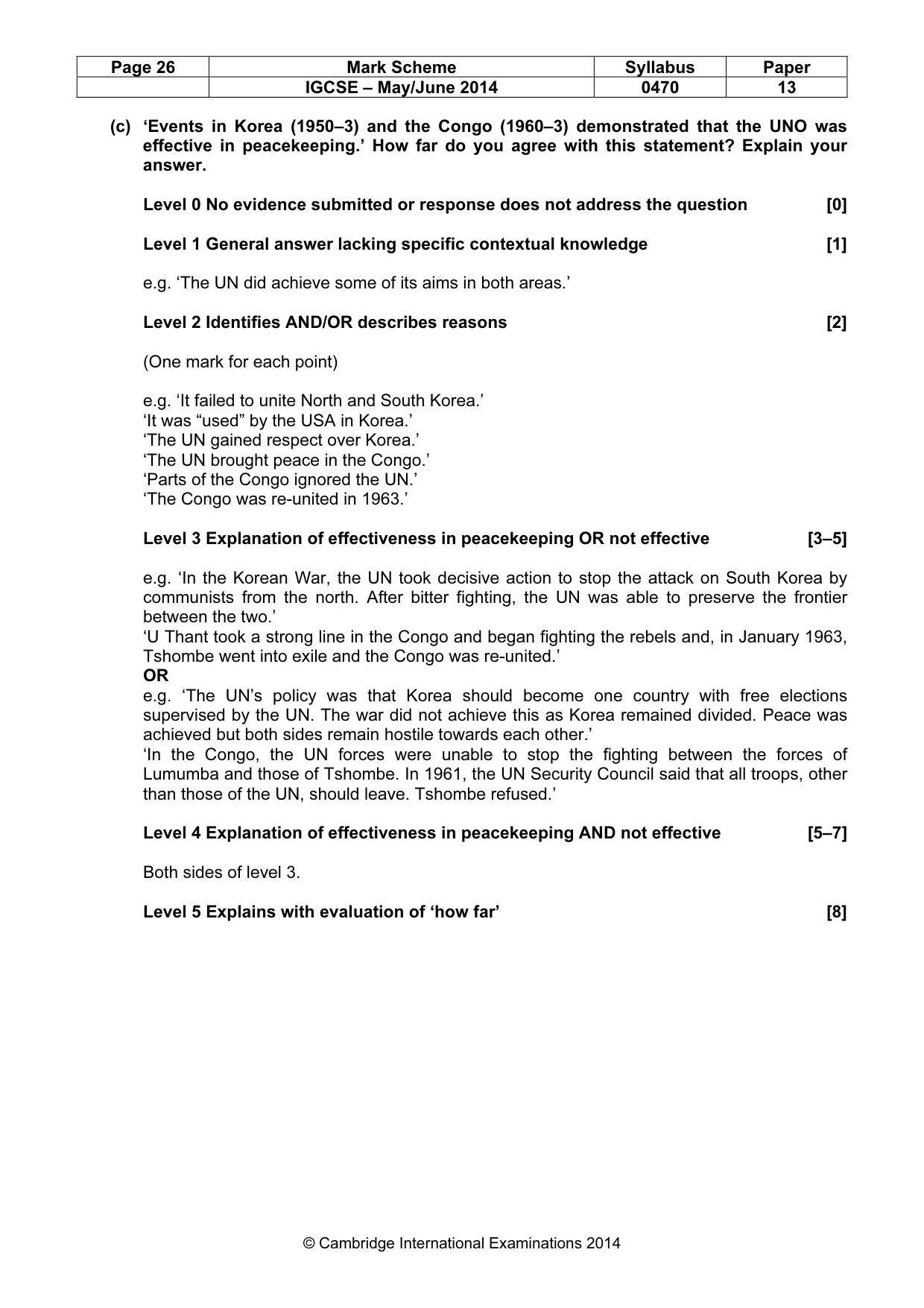 Mark scheme, page 26 of 77