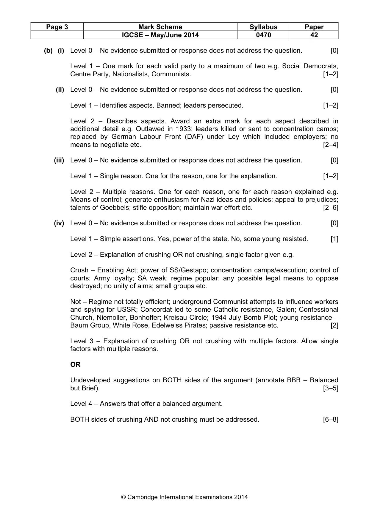 Mark scheme, page 3 of 17