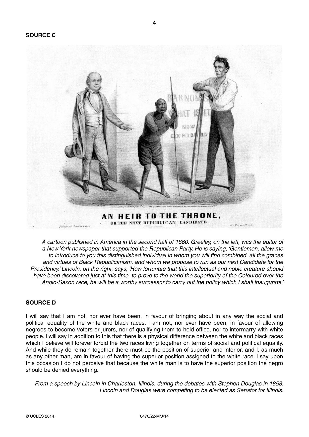 Cambridge IGCSE History 0470 2014 May/June Paper 2 · Variant 2 question paper, page 4 of 16