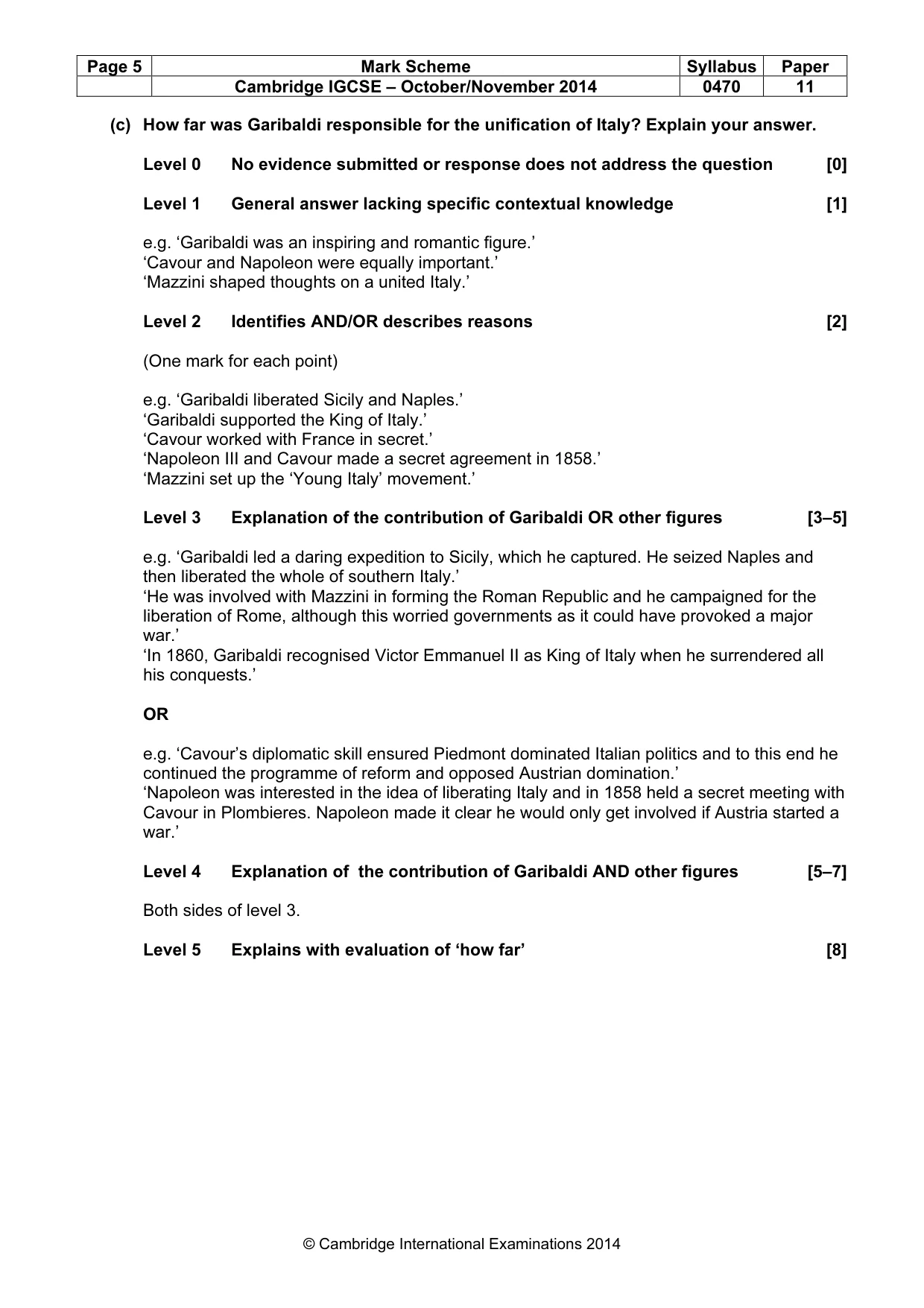 Mark scheme, page 5 of 77