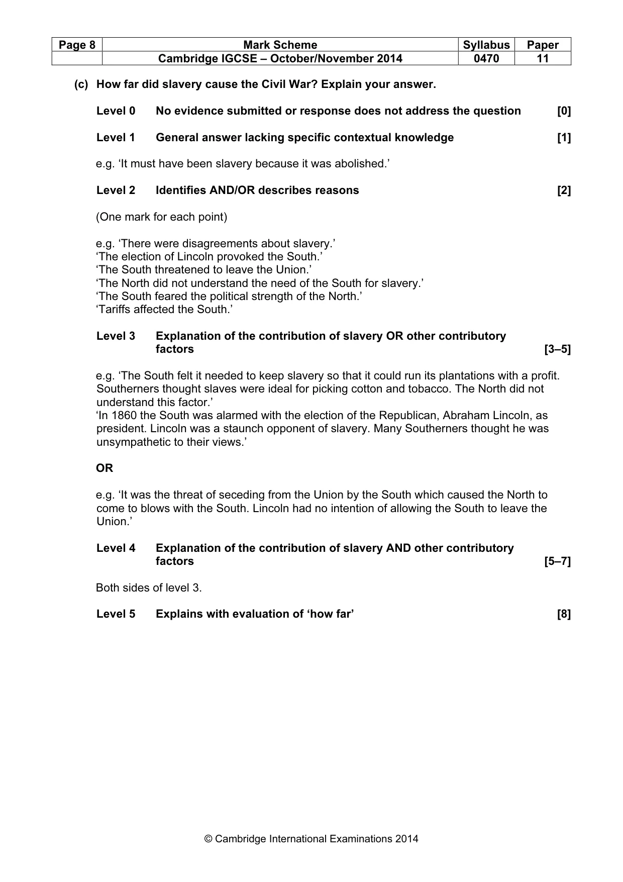 Mark scheme, page 8 of 77