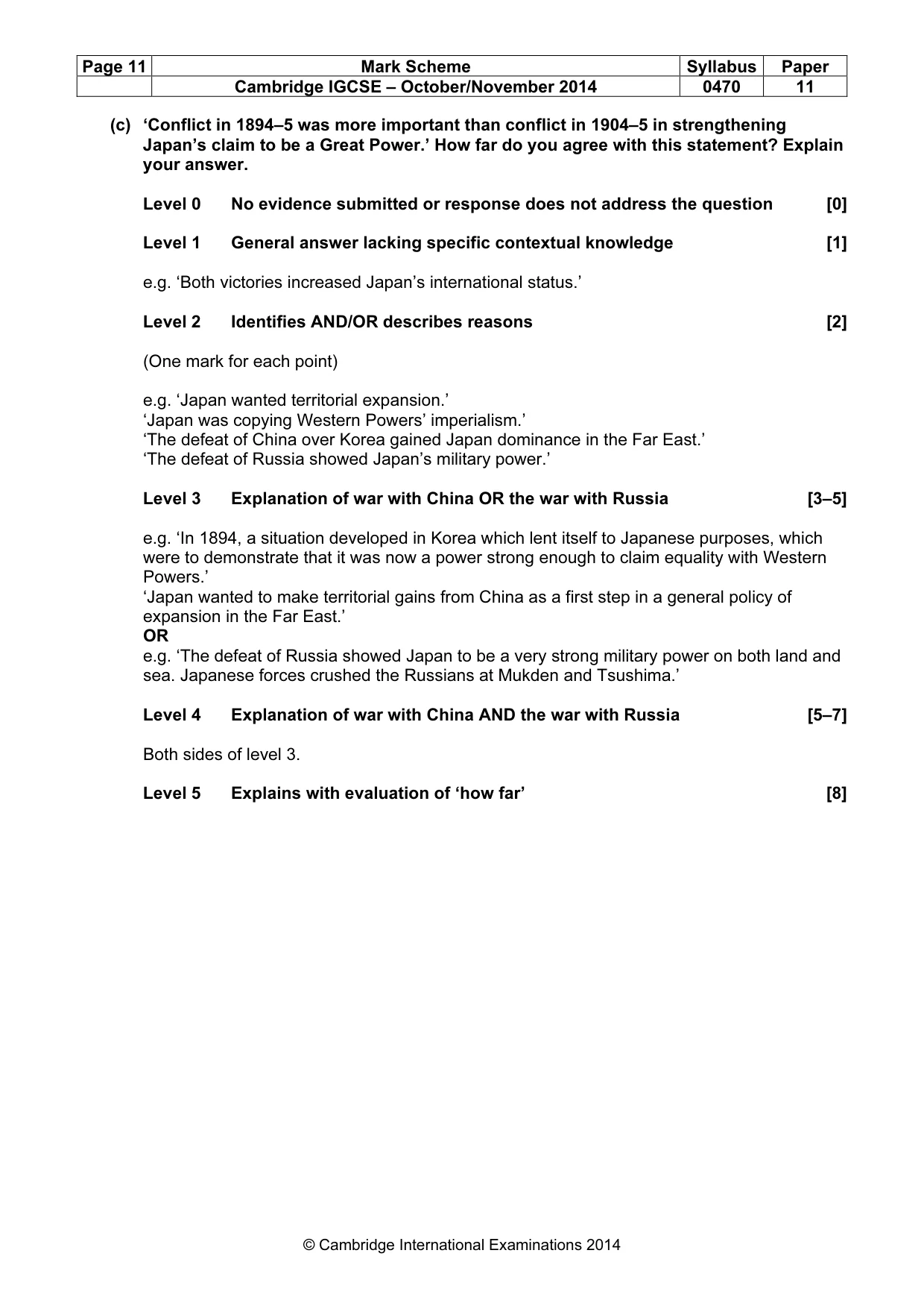 Mark scheme, page 11 of 77