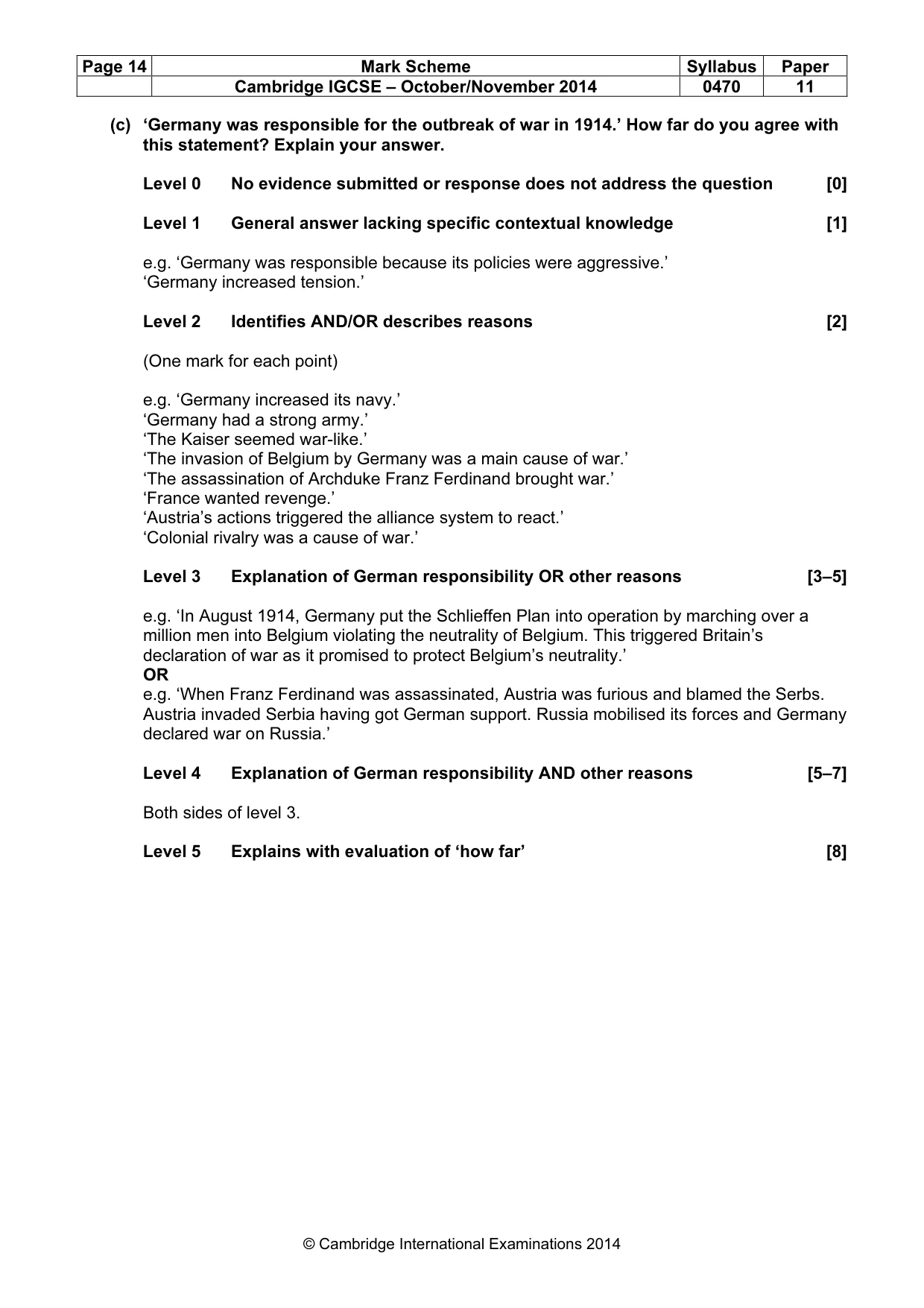 Mark scheme, page 14 of 77
