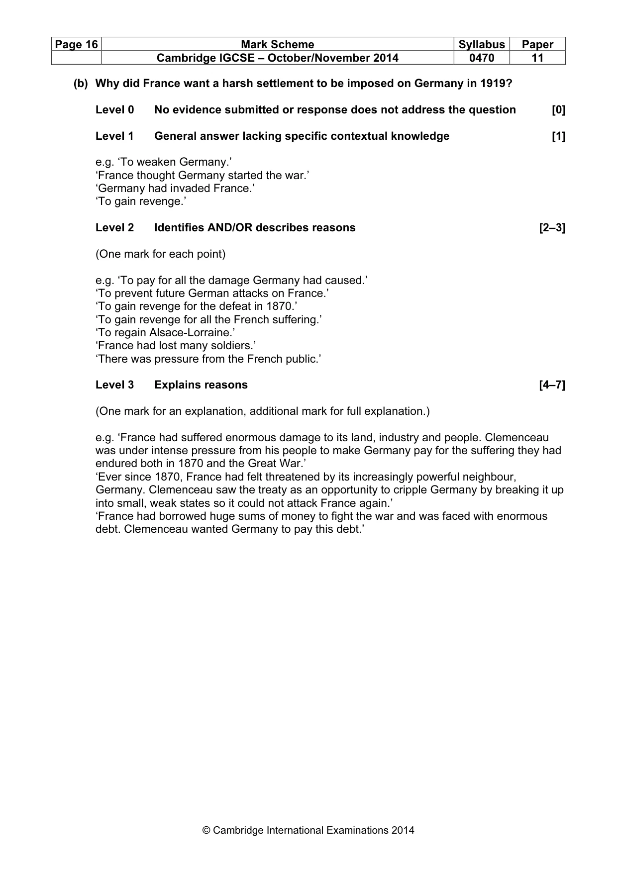 Mark scheme, page 16 of 77