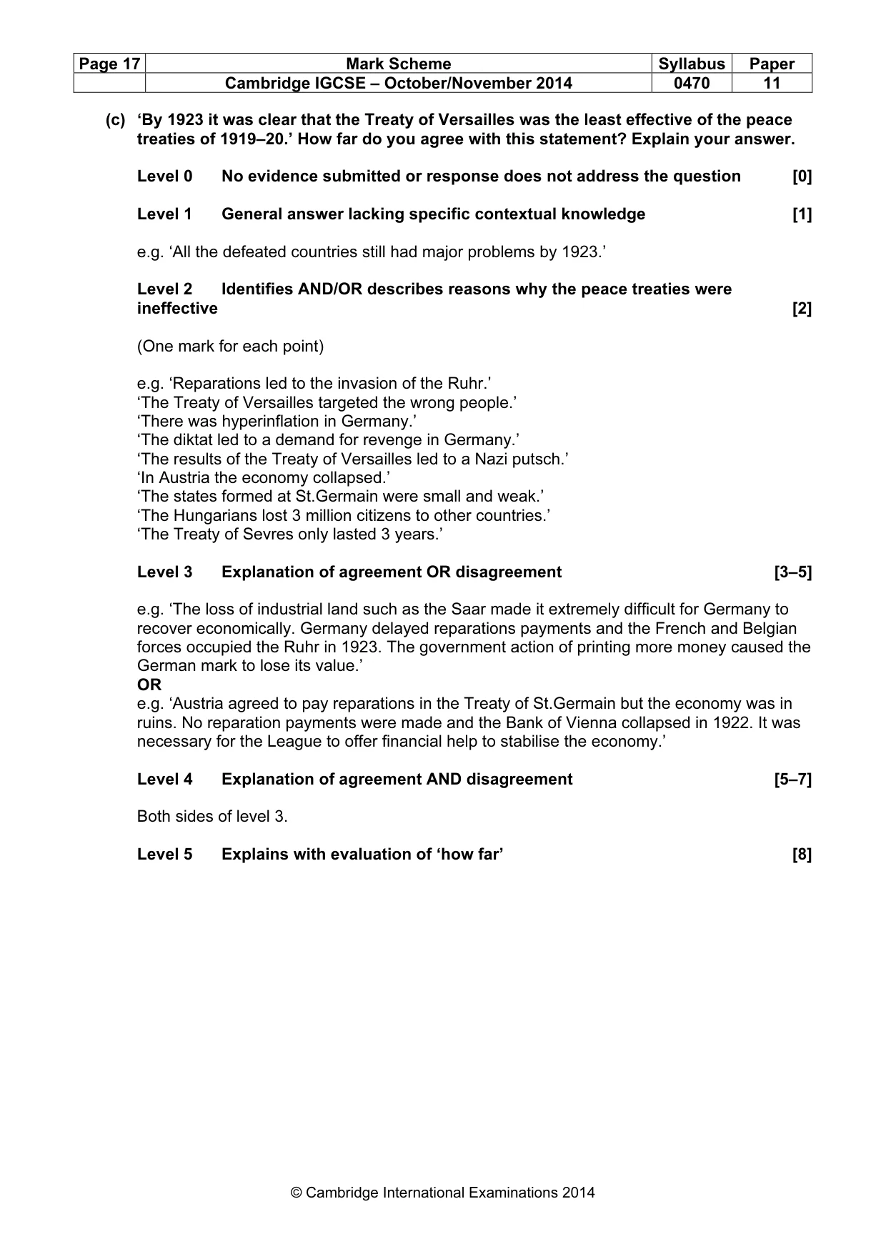 Mark scheme, page 17 of 77