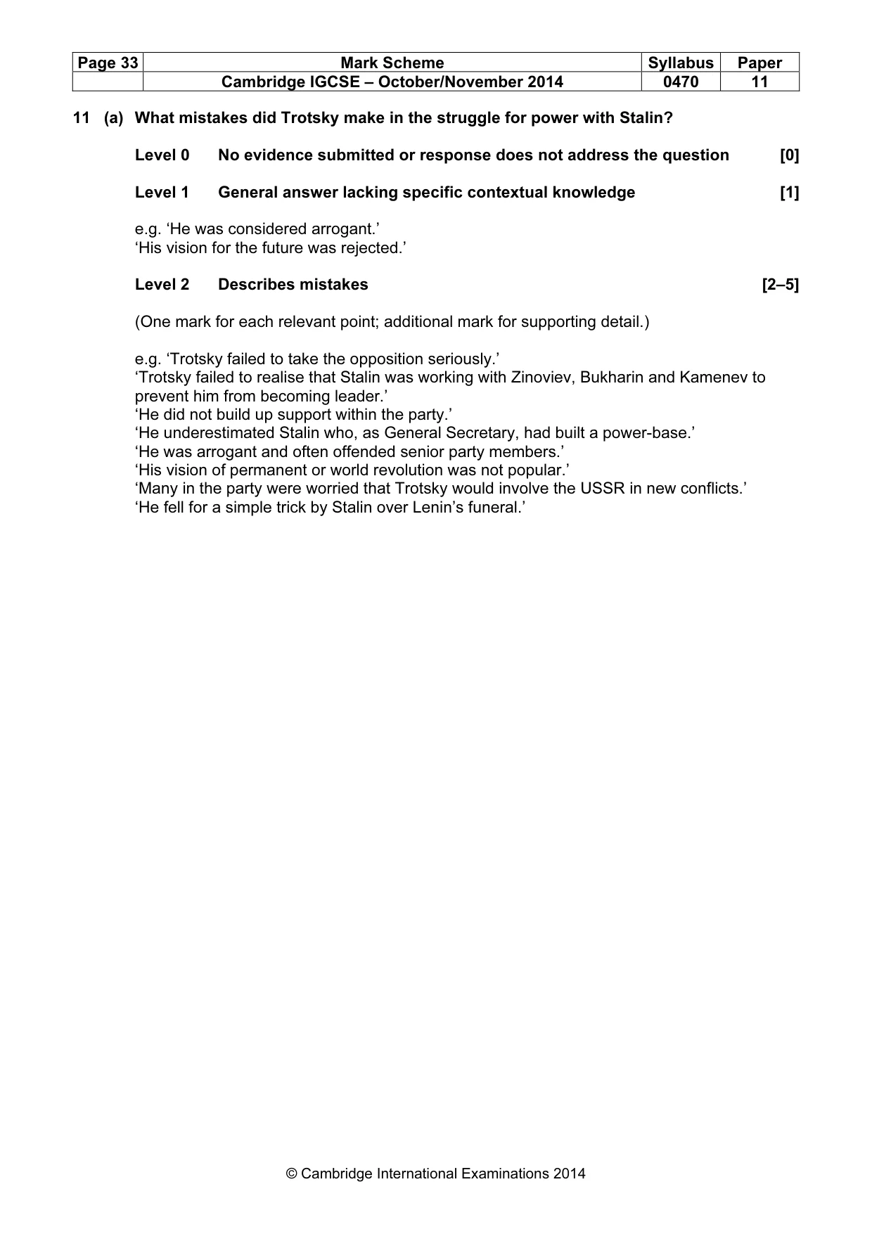 Mark scheme, page 33 of 77