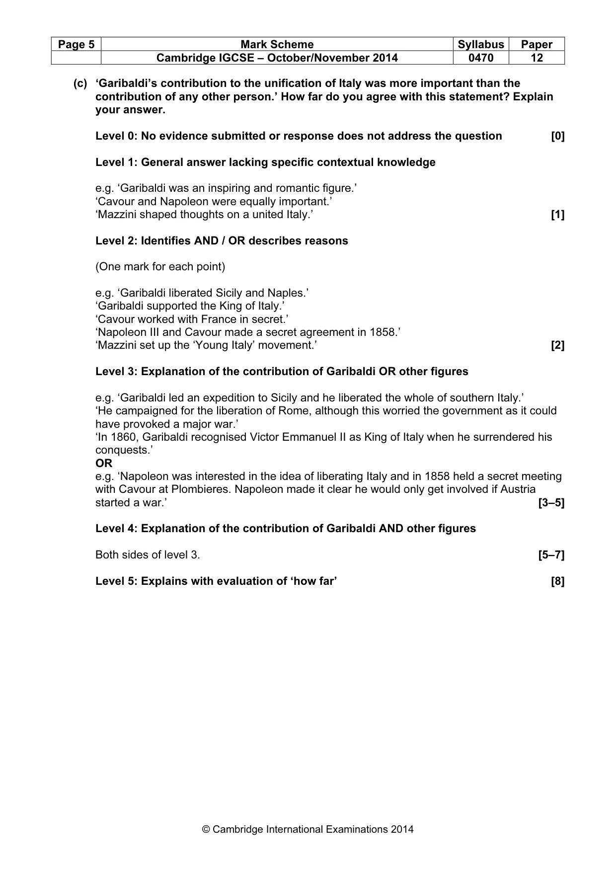 Mark scheme, page 5 of 77