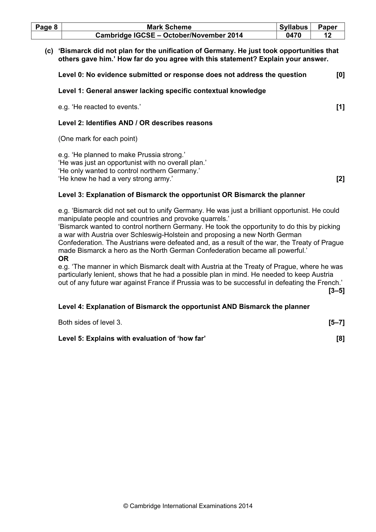 Mark scheme, page 8 of 77