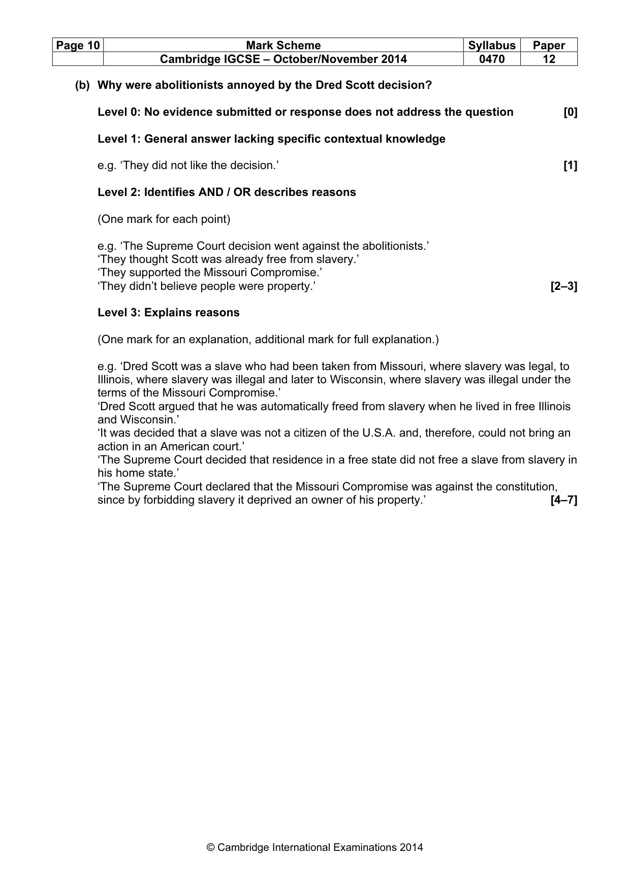 Mark scheme, page 10 of 77