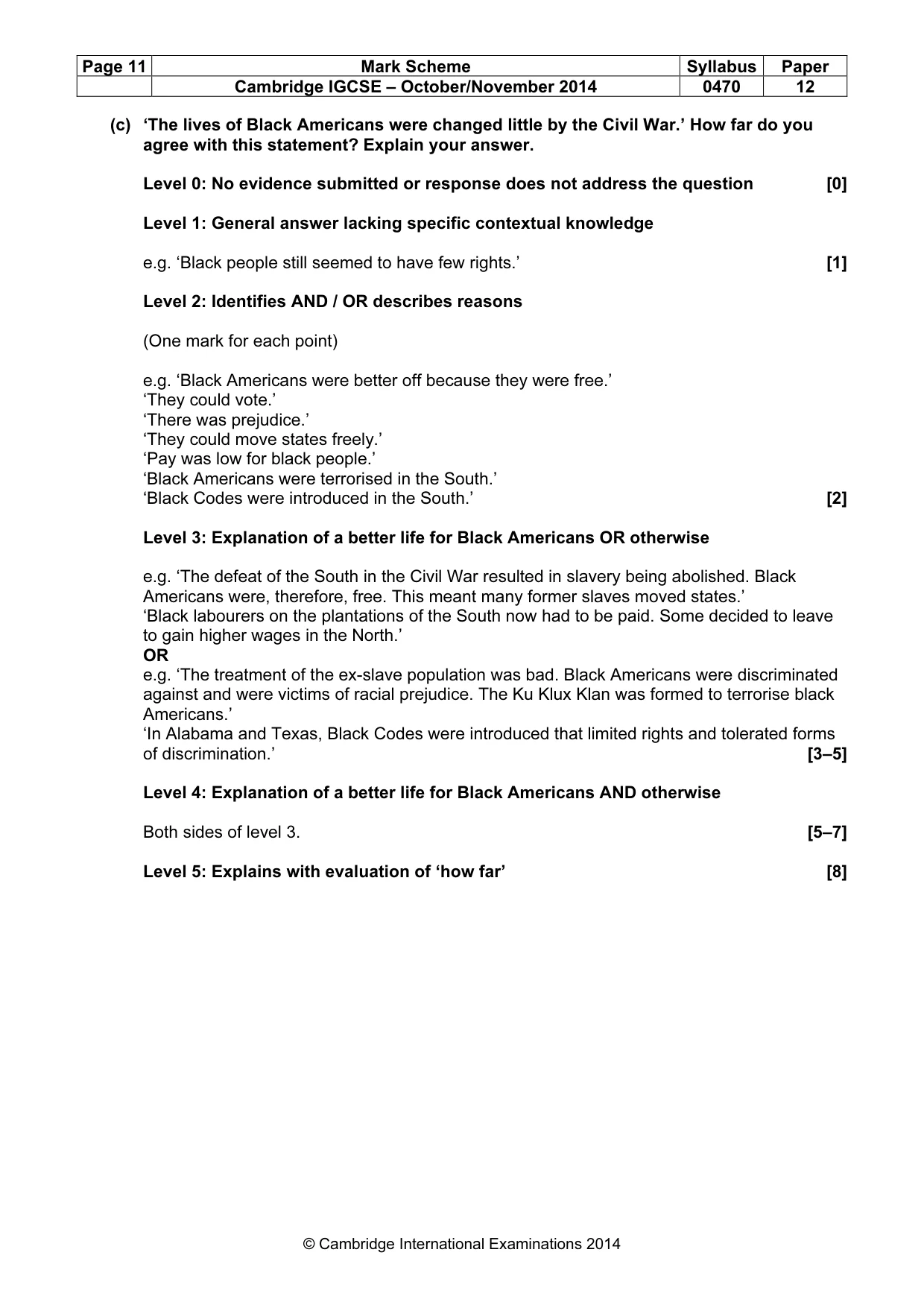 Mark scheme, page 11 of 77