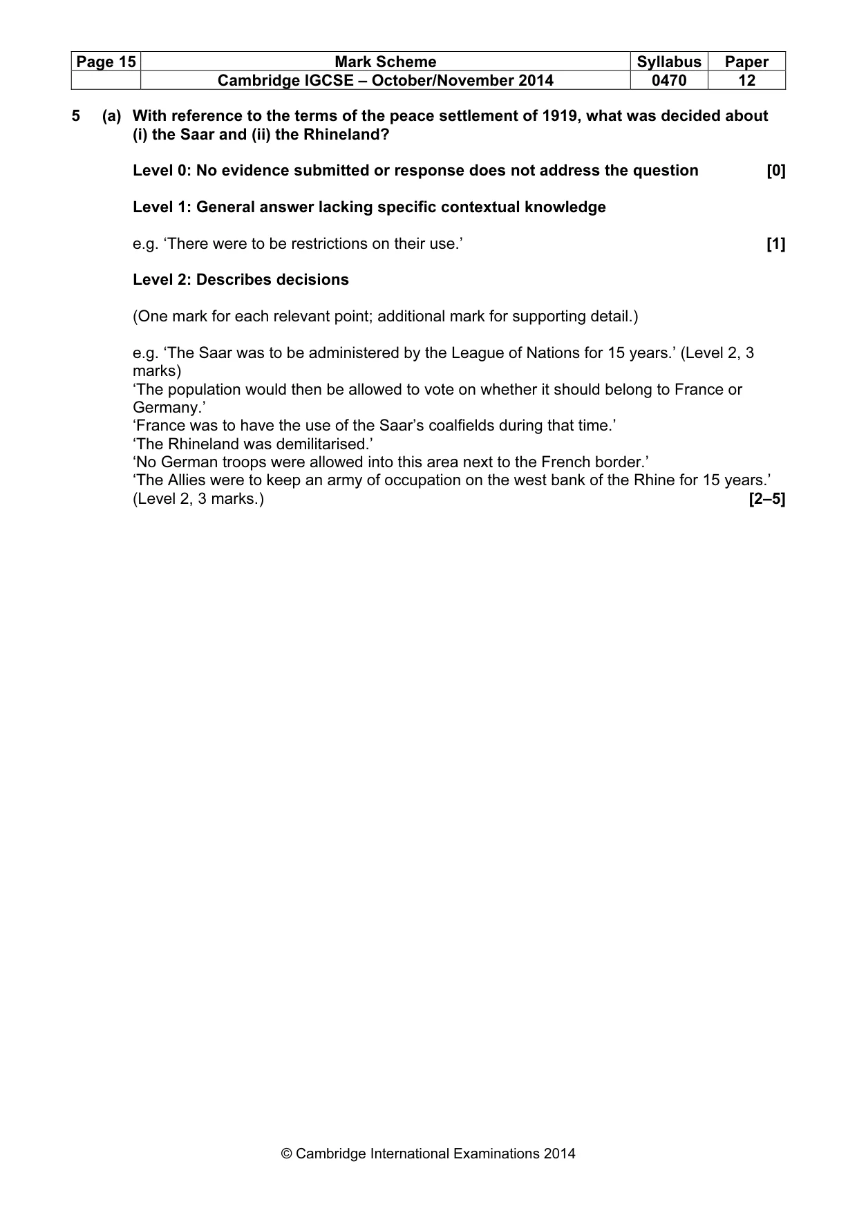 Mark scheme, page 15 of 77