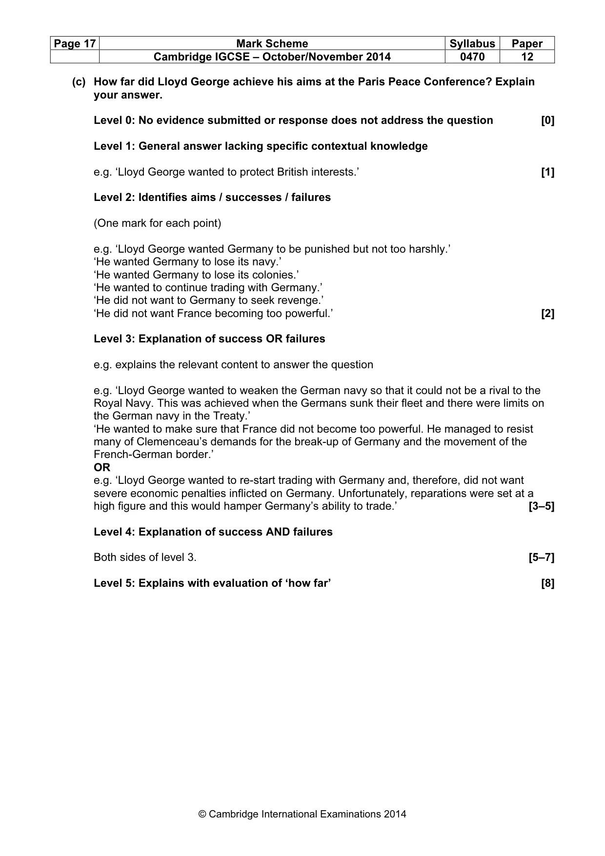 Mark scheme, page 17 of 77