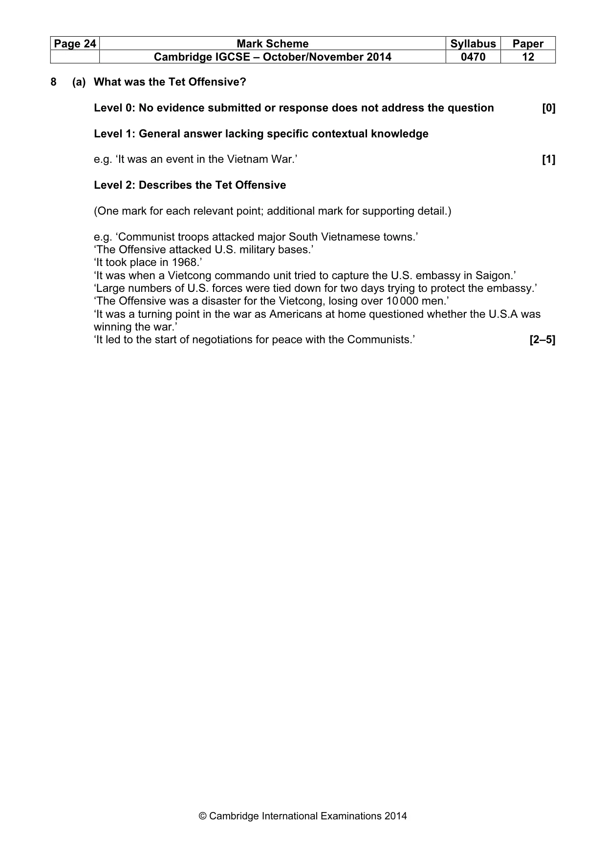 Mark scheme, page 24 of 77