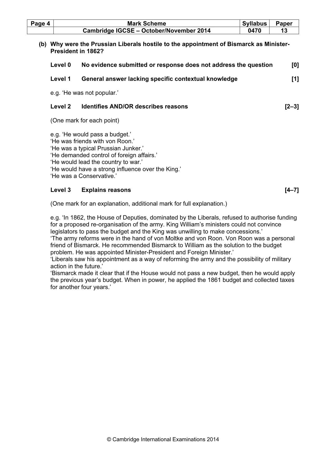 Mark scheme, page 4 of 77