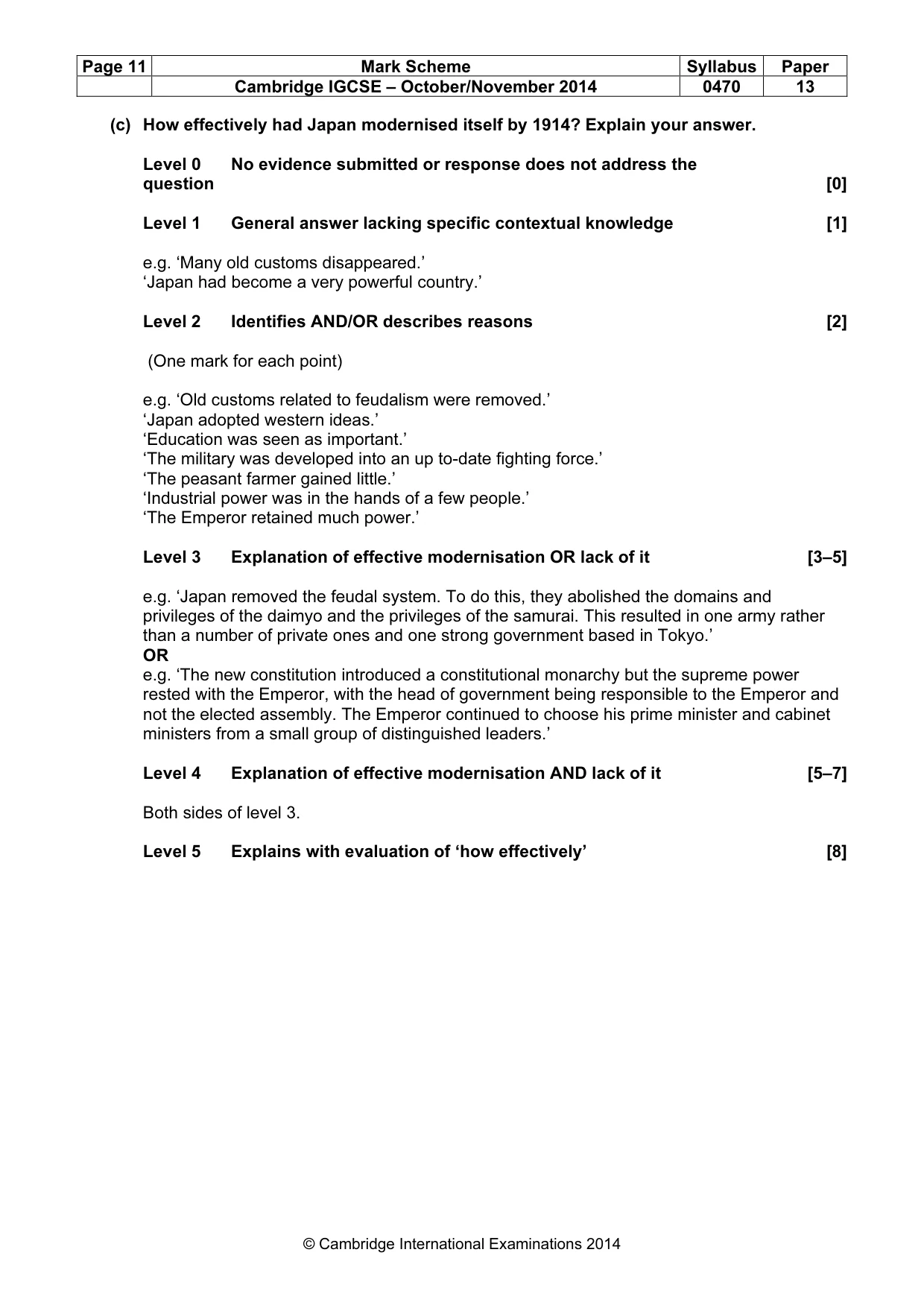 Mark scheme, page 11 of 77