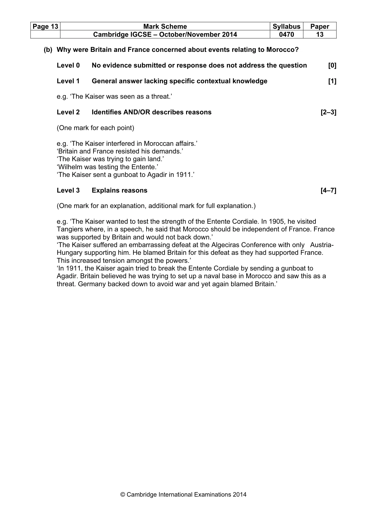 Mark scheme, page 13 of 77