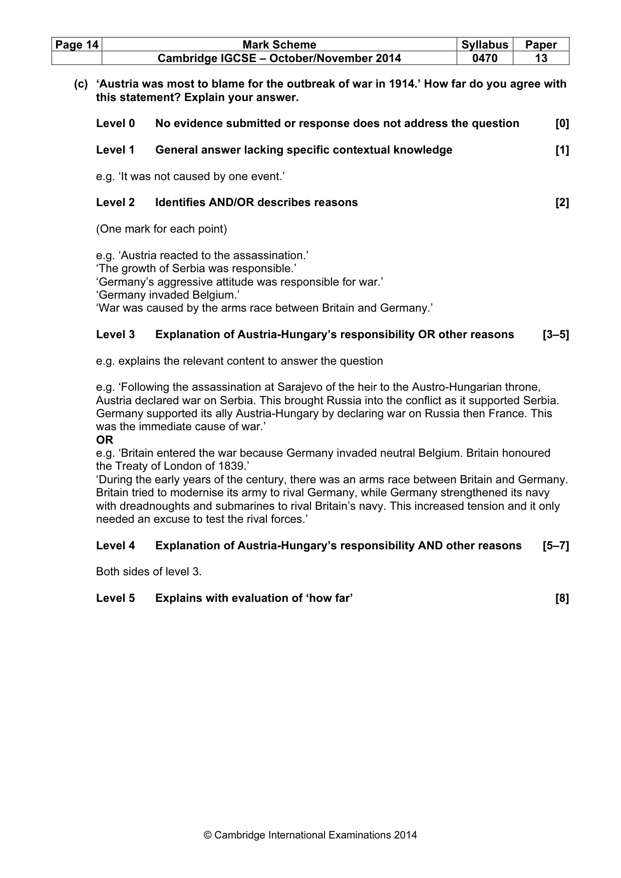 Mark scheme, page 14 of 77