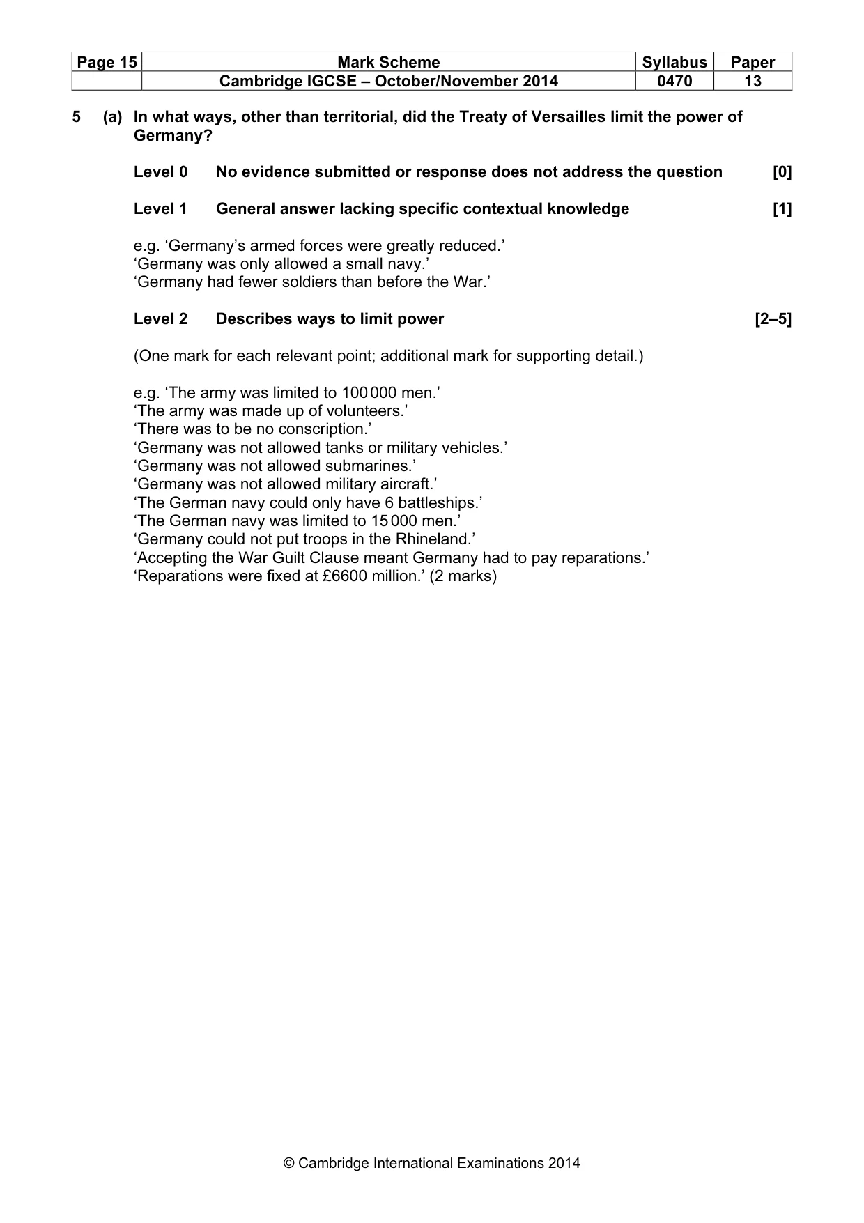 Mark scheme, page 15 of 77