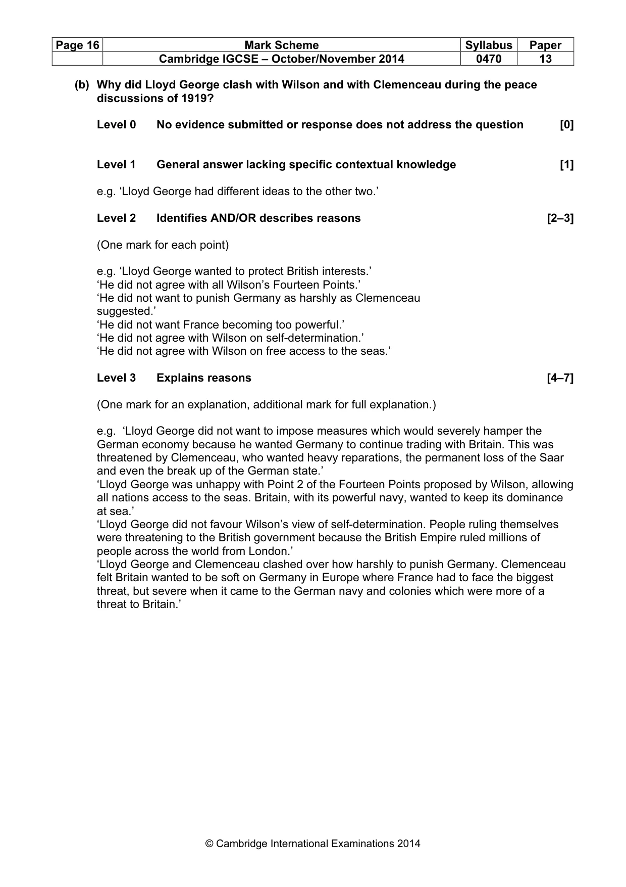 Mark scheme, page 16 of 77
