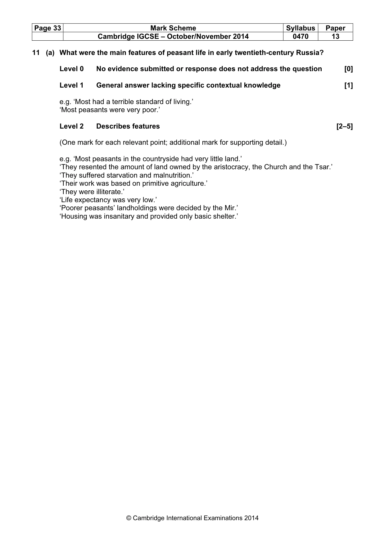 Mark scheme, page 33 of 77