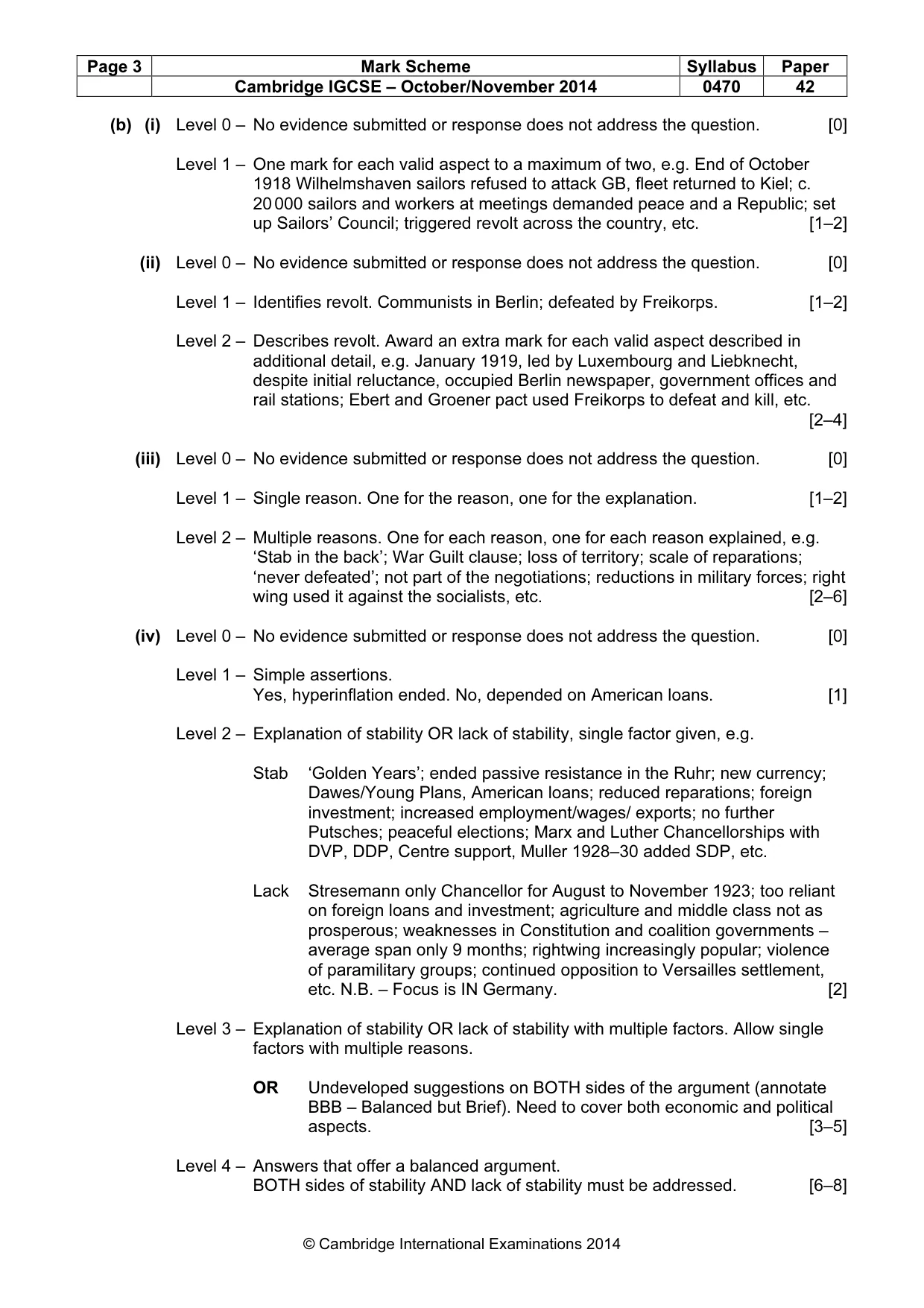 Mark scheme, page 3 of 18