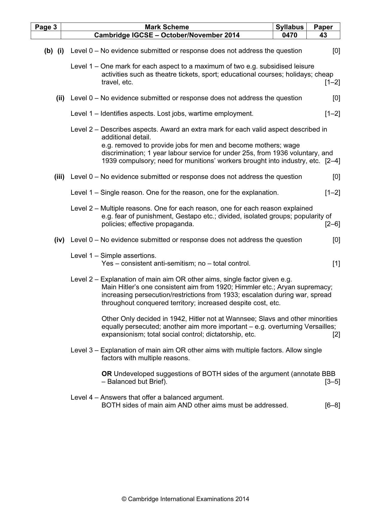 Mark scheme, page 3 of 17