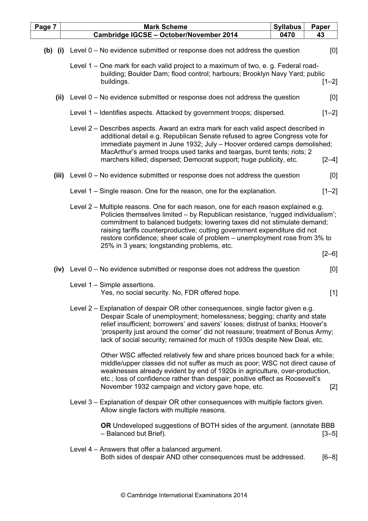 Mark scheme, page 7 of 17