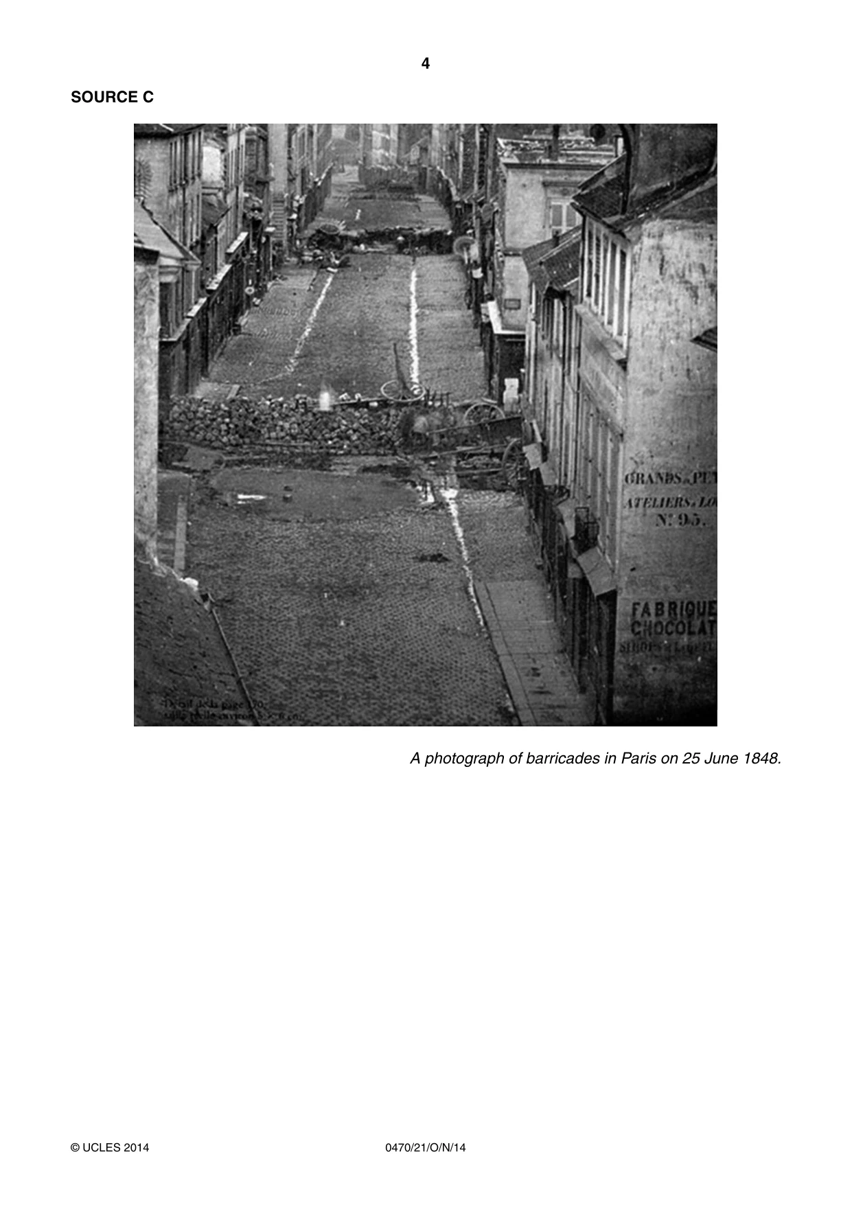 Cambridge IGCSE History 0470 2014 Oct/Nov Paper 2 · Variant 1 question paper, page 4 of 16