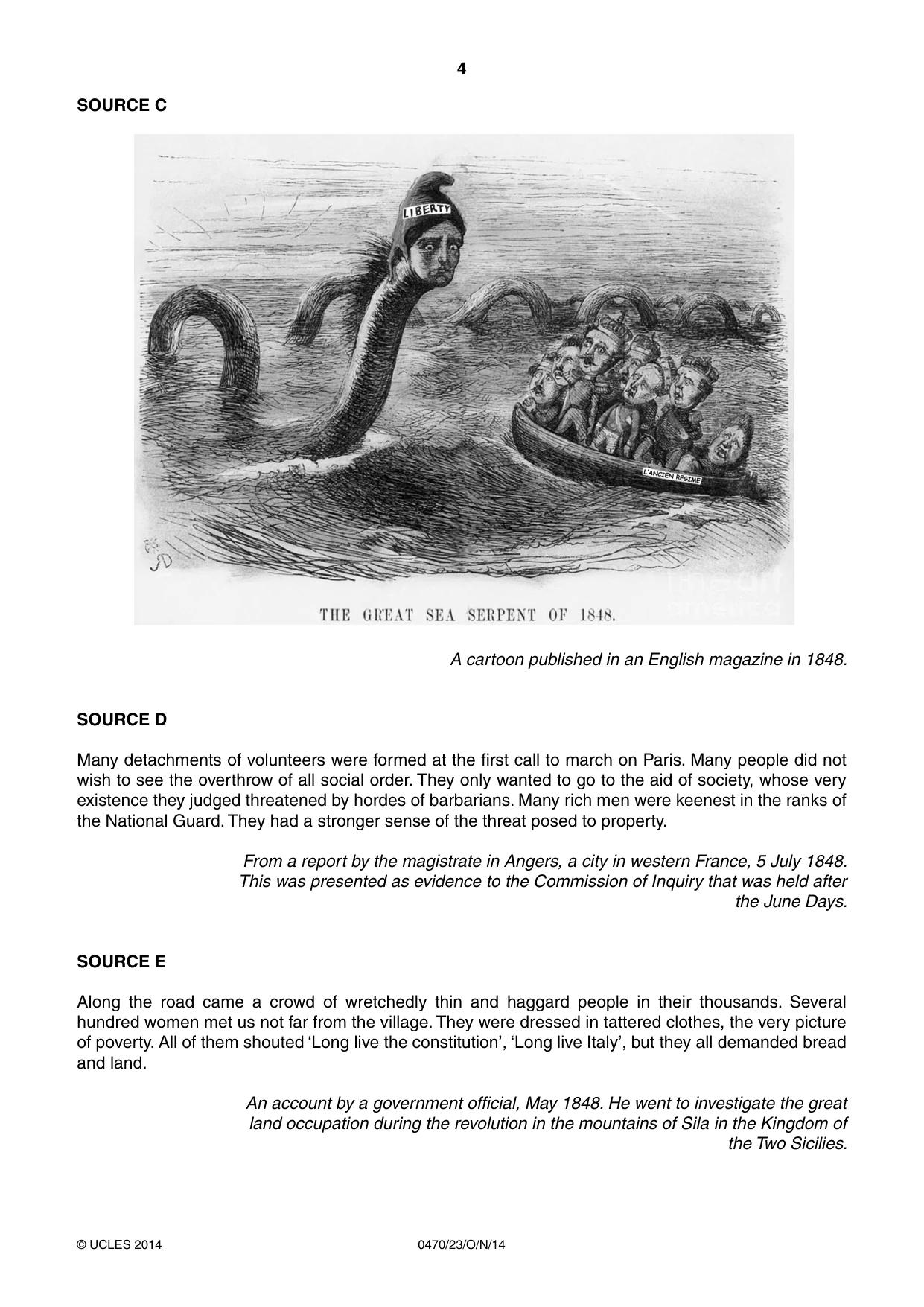 Cambridge IGCSE History 0470 2014 Oct/Nov Paper 2 · Variant 3 question paper, page 4 of 12