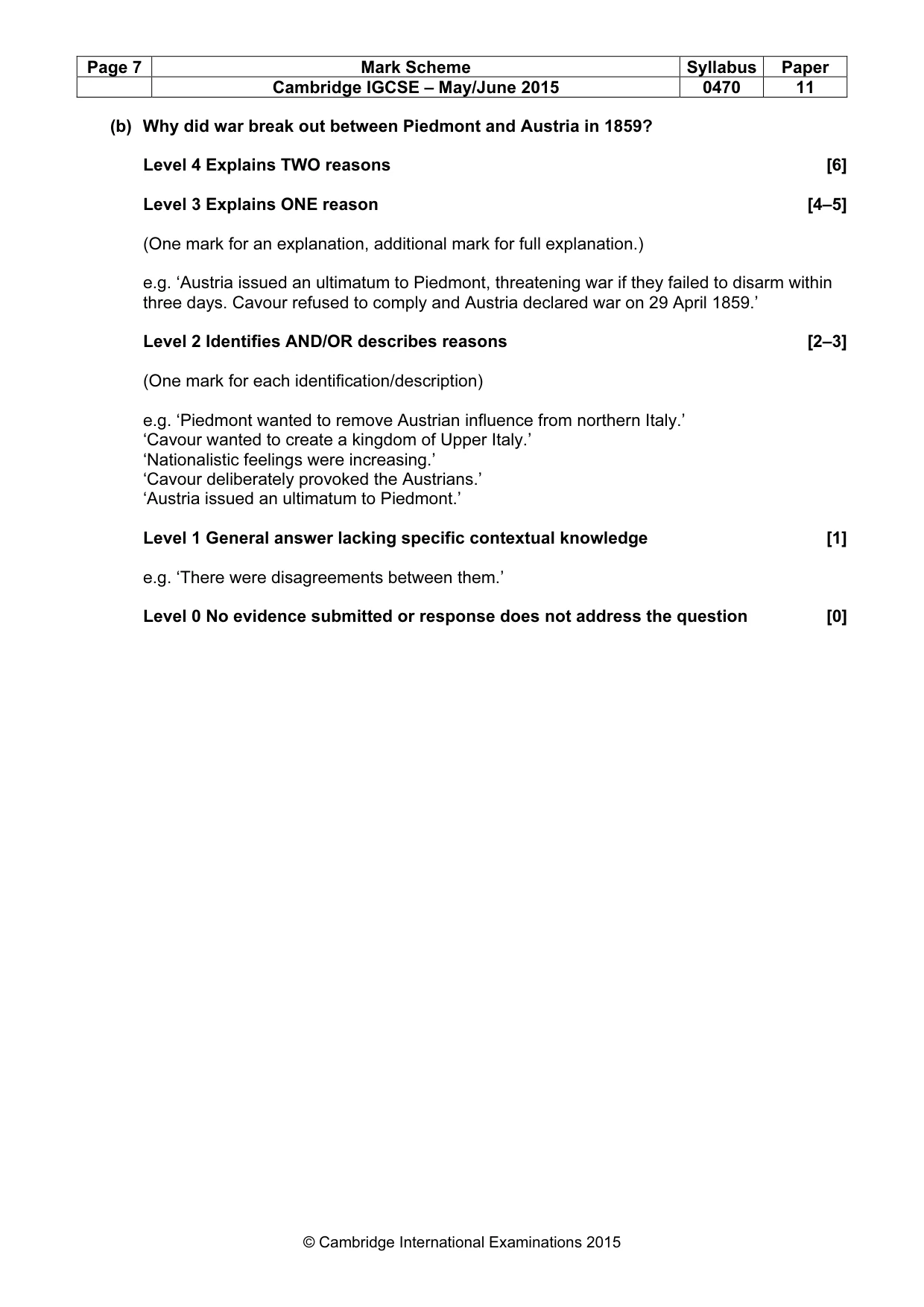 Mark scheme, page 7 of 68