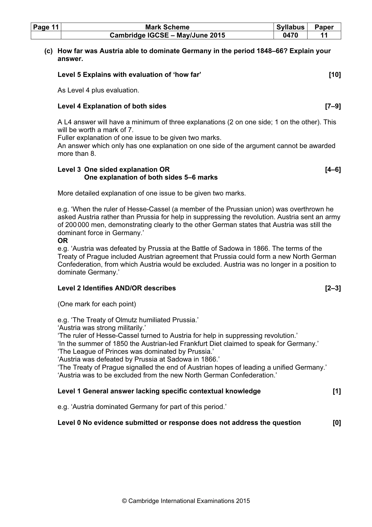 Mark scheme, page 11 of 68