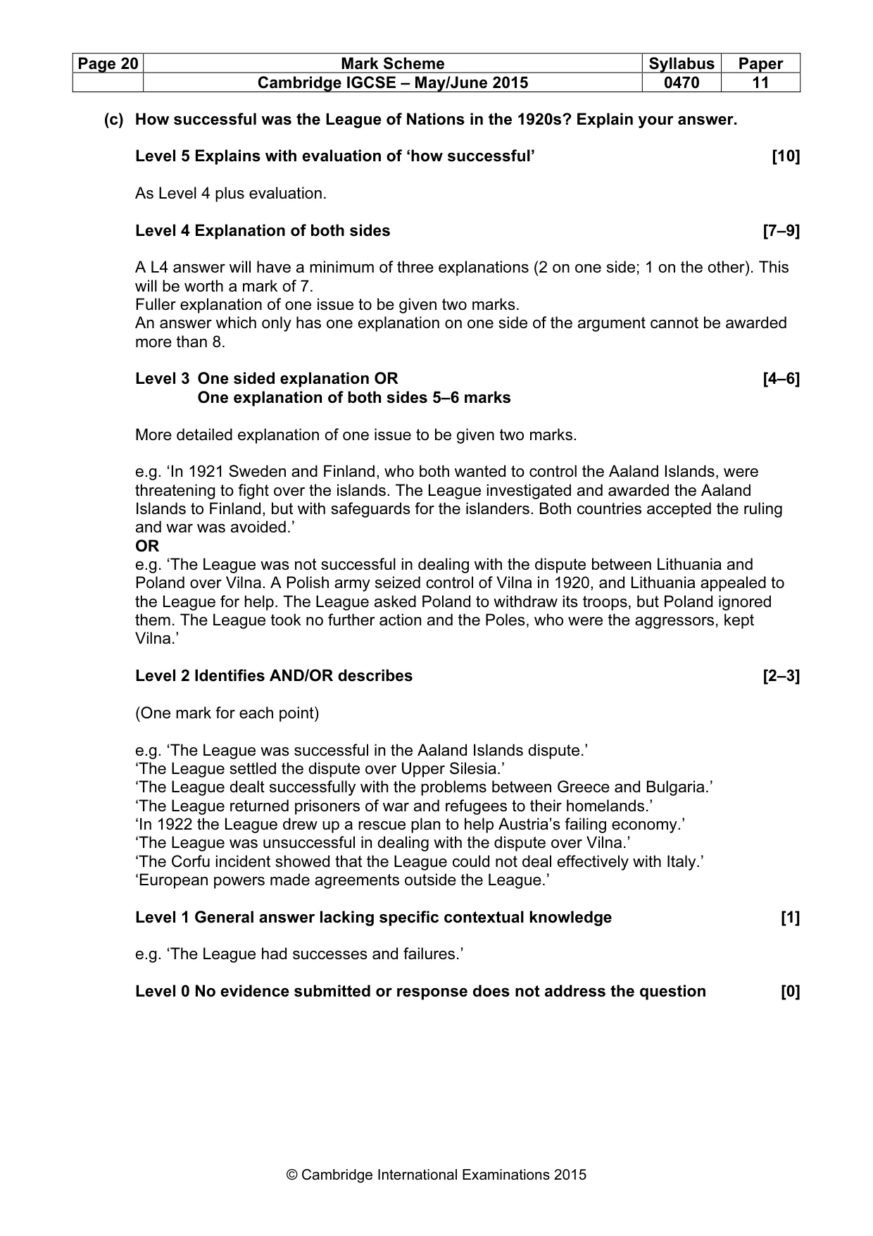 Mark scheme, page 20 of 68