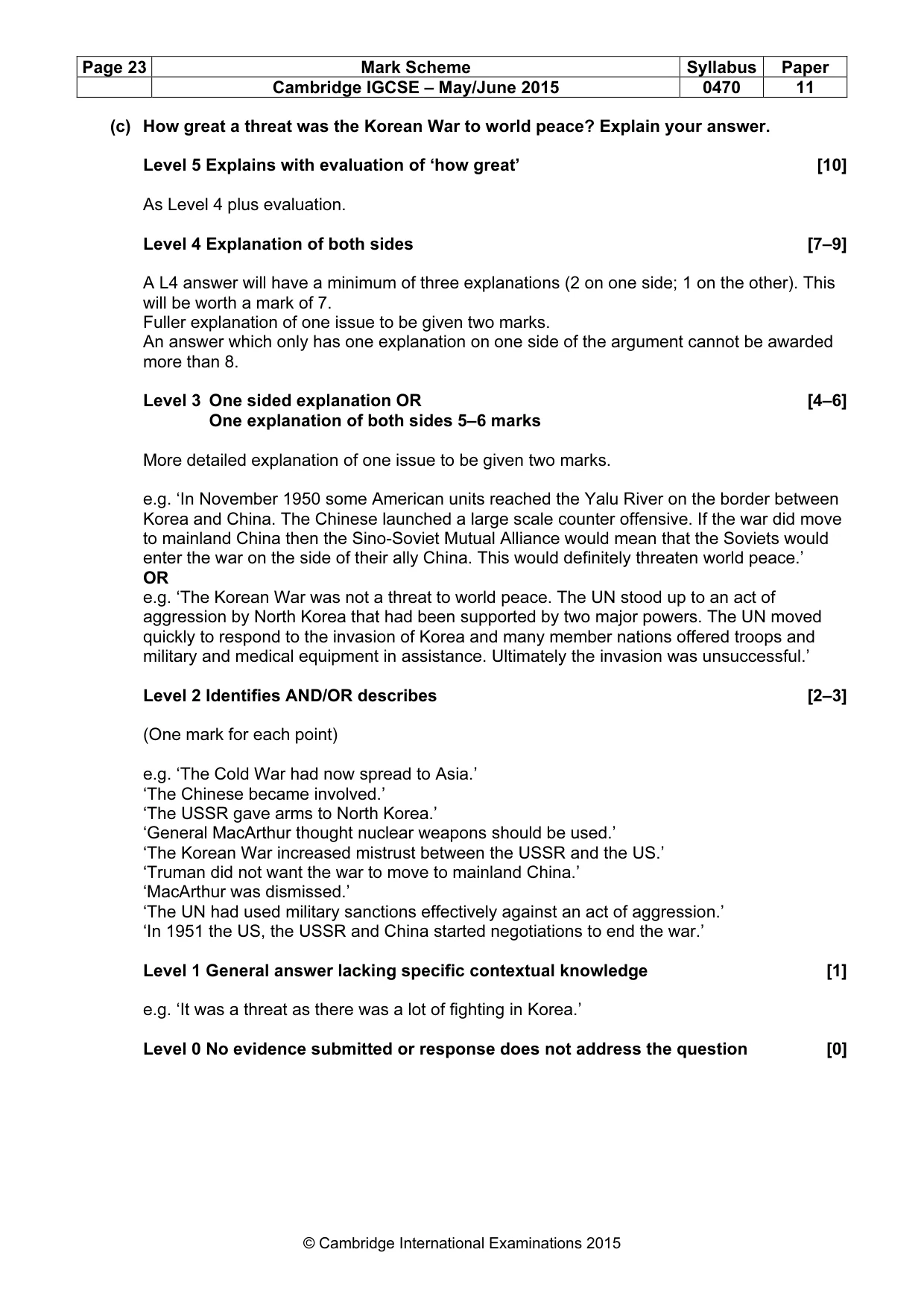 Mark scheme, page 23 of 68