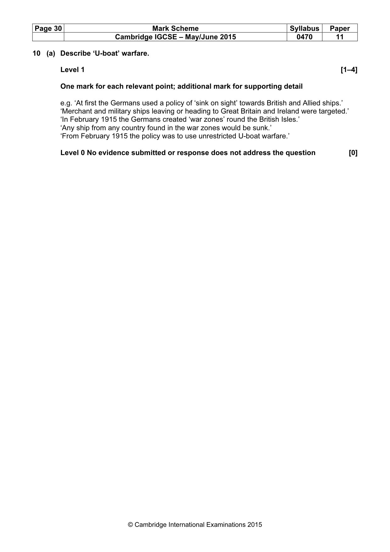 Mark scheme, page 30 of 68