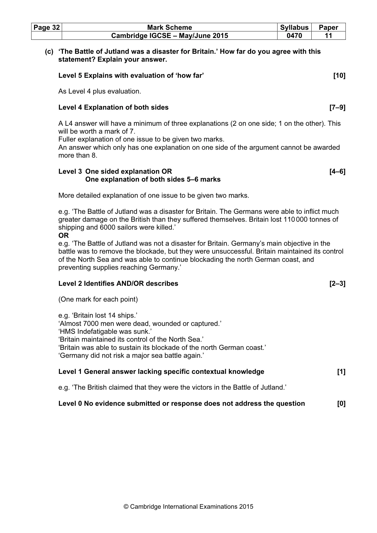 Mark scheme, page 32 of 68