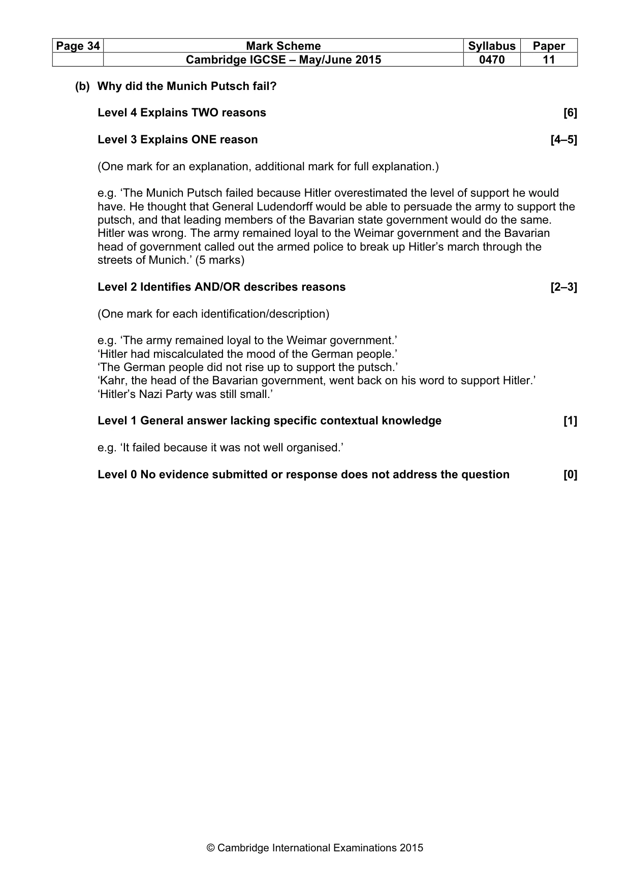 Mark scheme, page 34 of 68