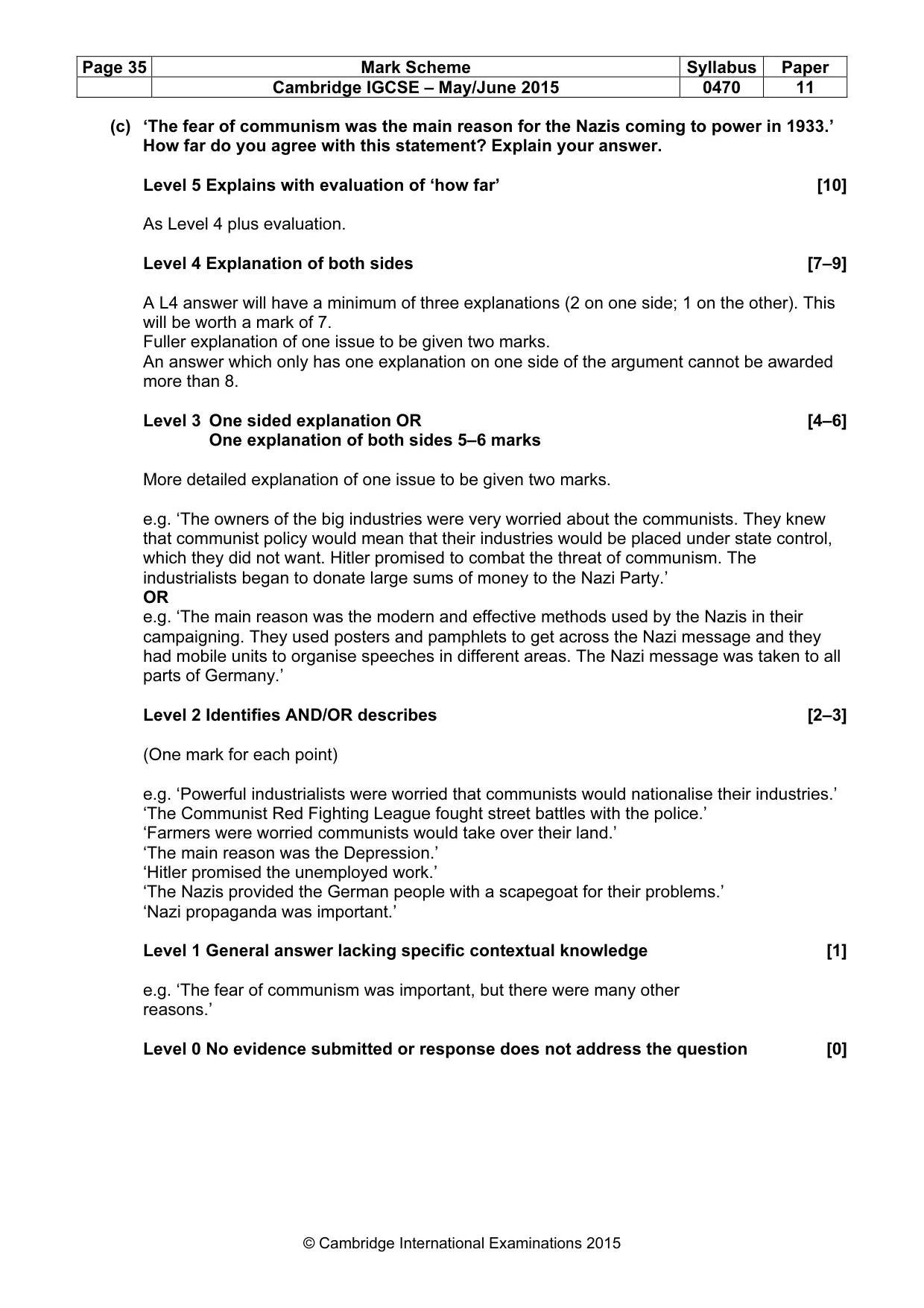 Mark scheme, page 35 of 68