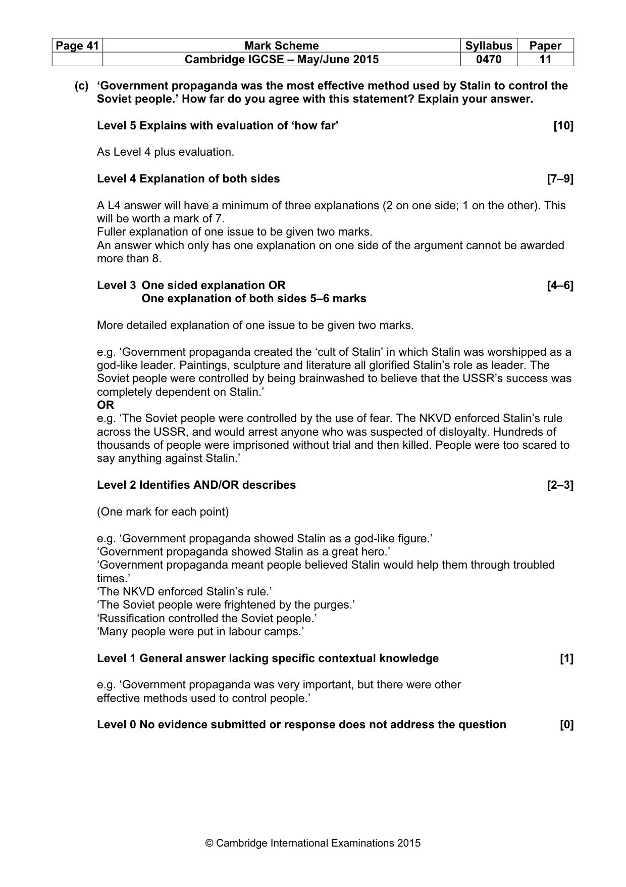 Mark scheme, page 41 of 68