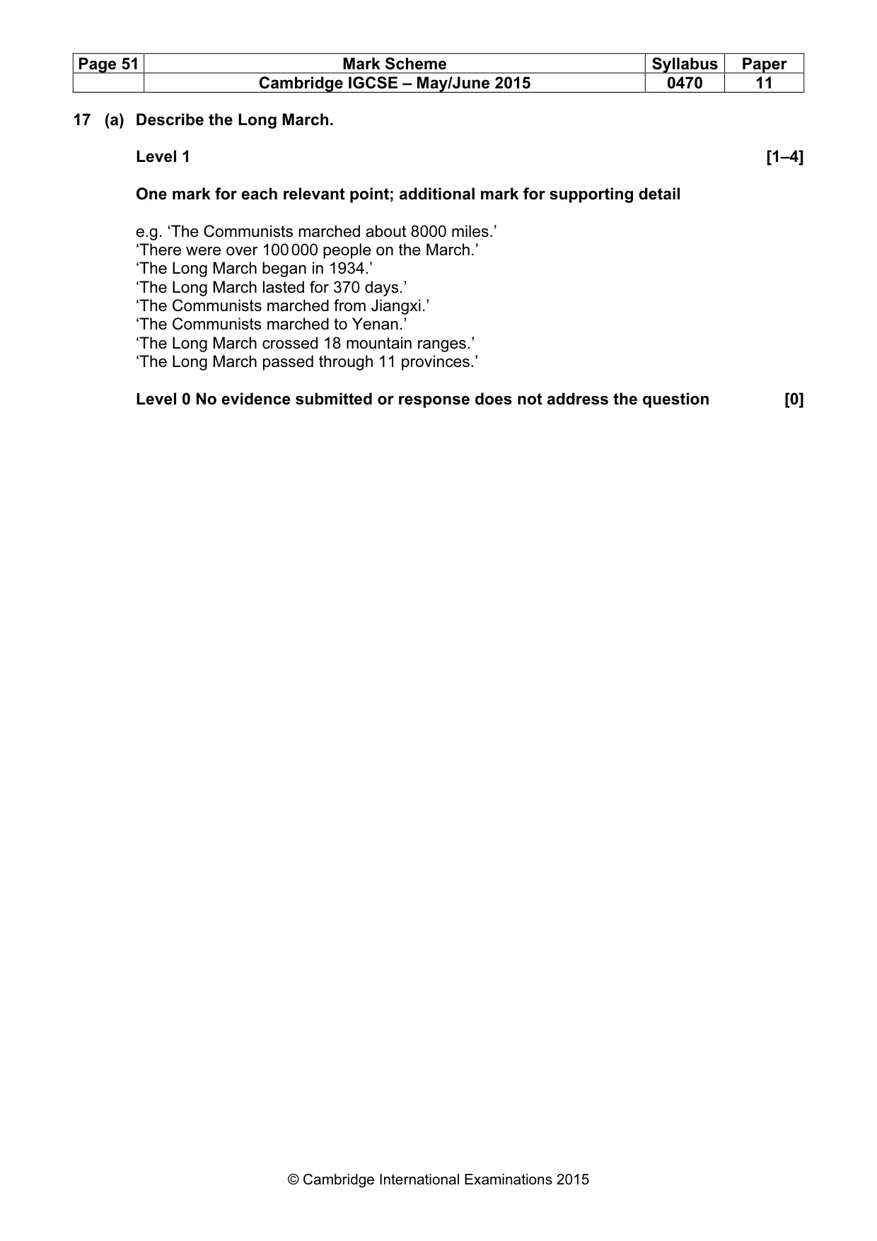 Mark scheme, page 51 of 68