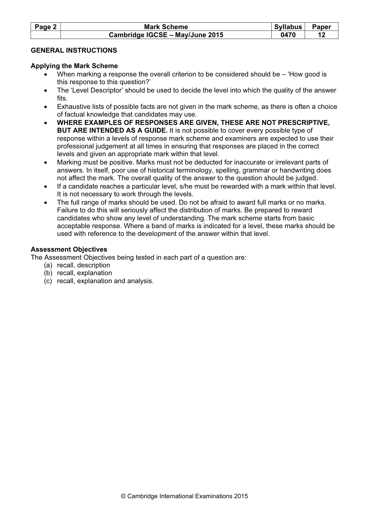Mark scheme, page 2 of 68