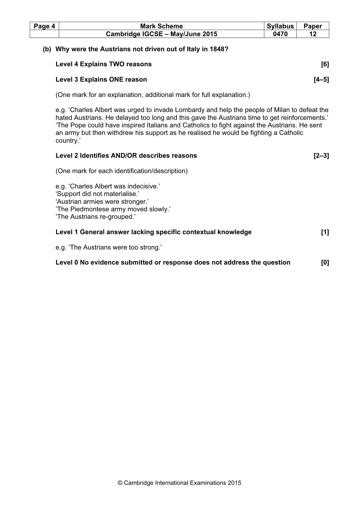 Mark scheme, page 4 of 68