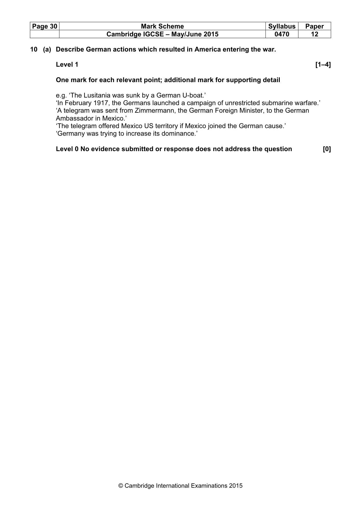 Mark scheme, page 30 of 68
