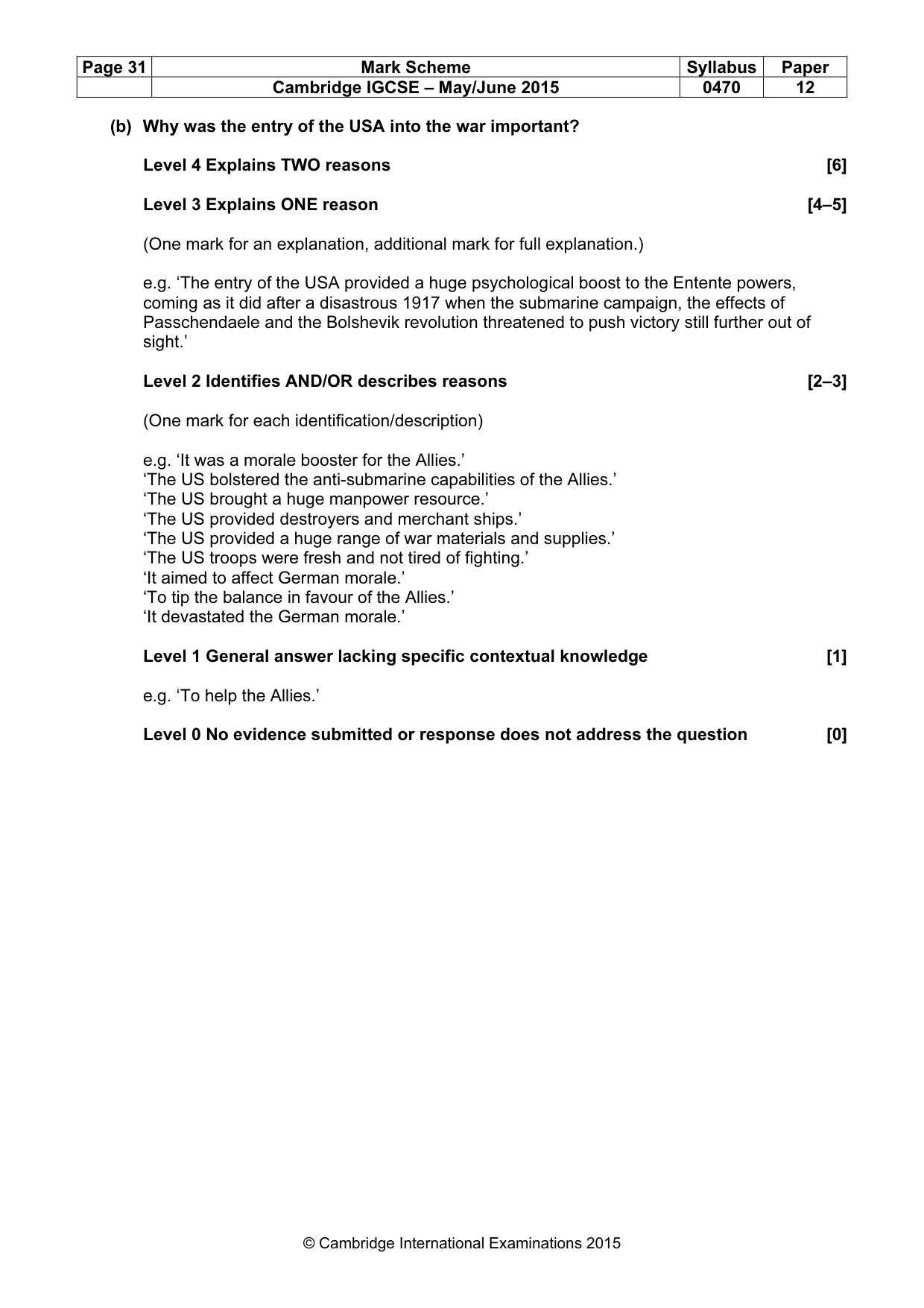 Mark scheme, page 31 of 68