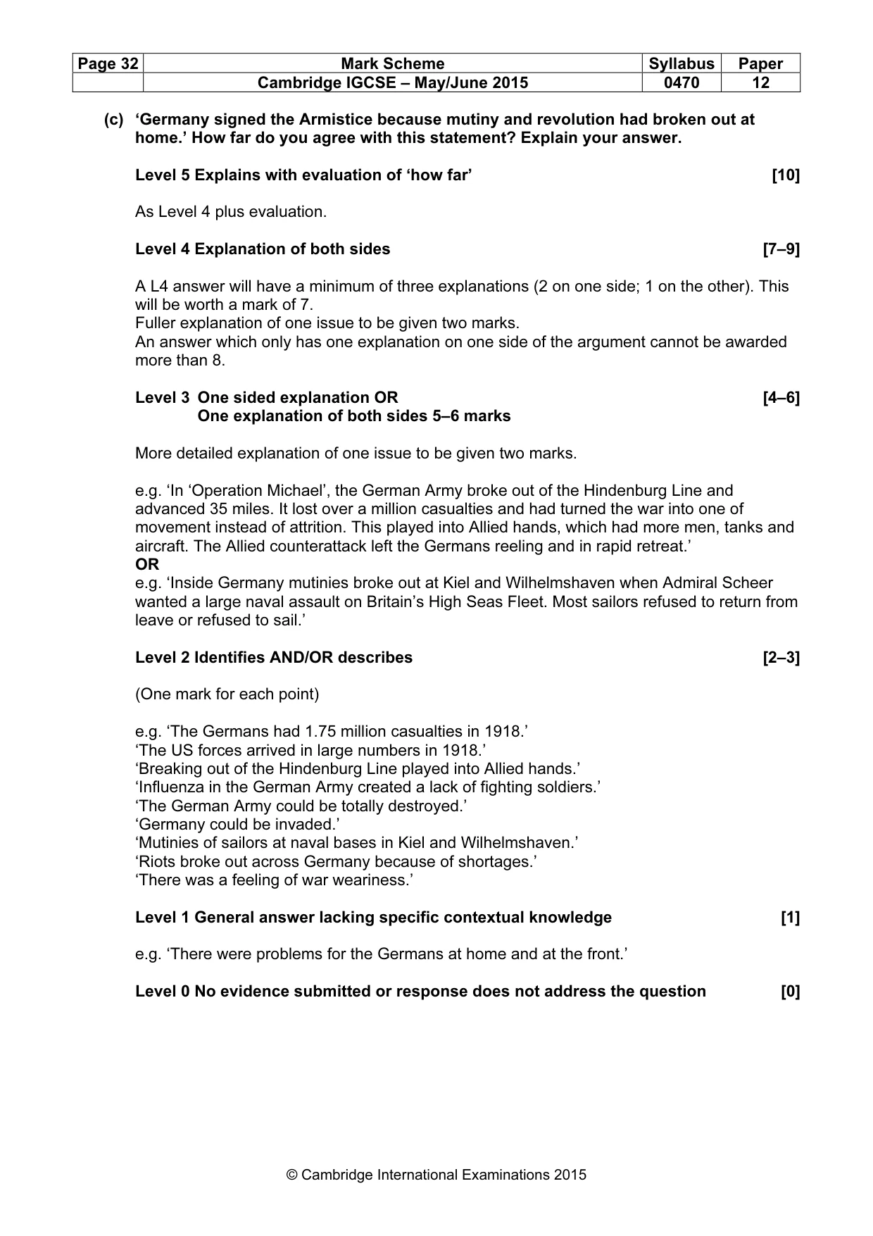 Mark scheme, page 32 of 68
