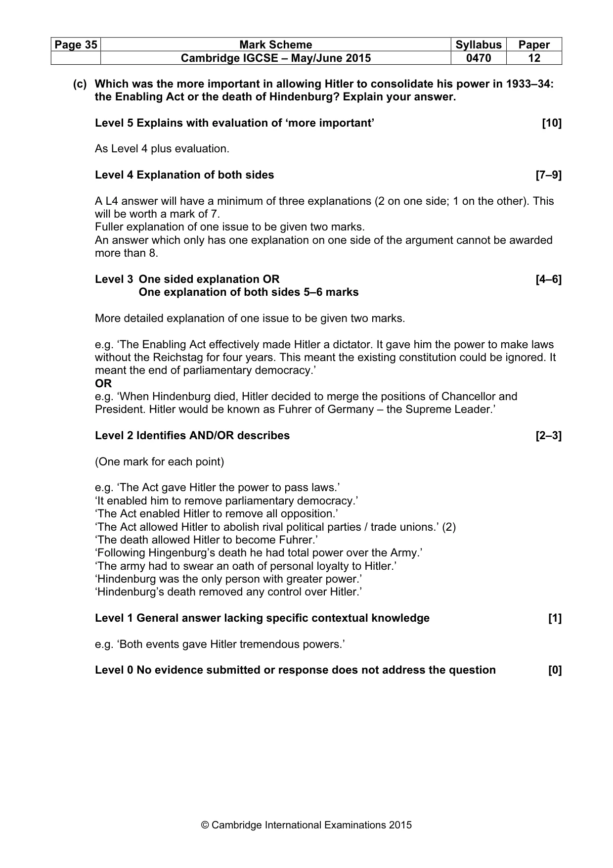 Mark scheme, page 35 of 68