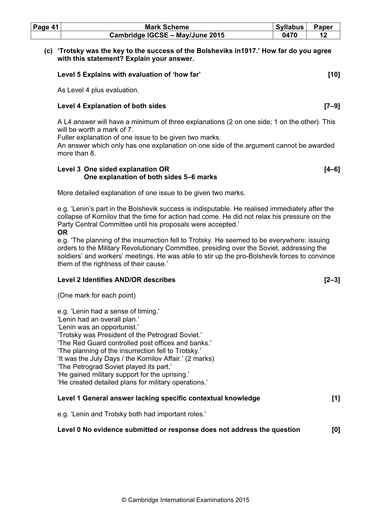 Mark scheme, page 41 of 68