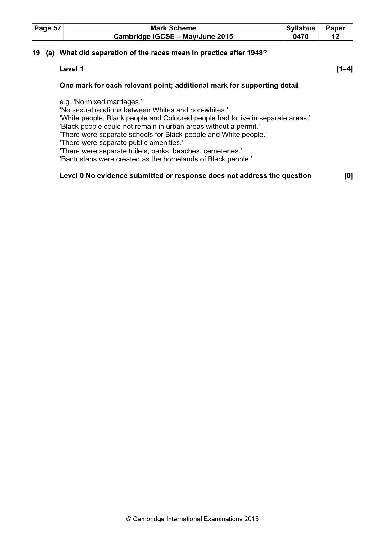 Mark scheme, page 57 of 68
